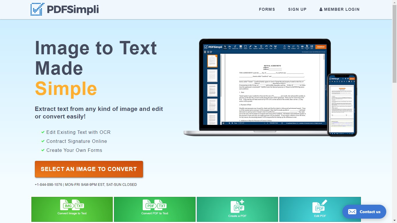 Avoid cumbersome installation steps by using PDFSimpli’s Image to PDF converter